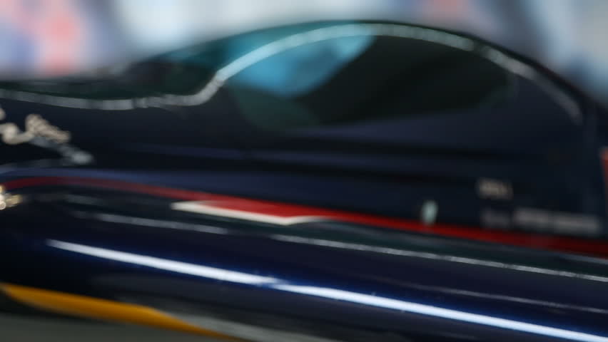 Polished shiny cabin of light aircraft, private collection item, luxurious hobby