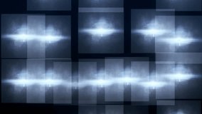 bank of animated light flares abstract background