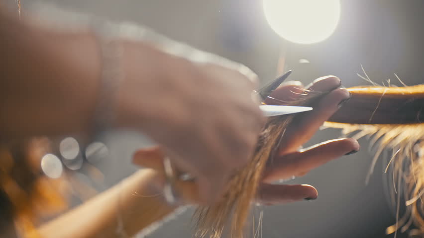 Hair salon girl haircuts | Shutterstock HD Video #1007469199