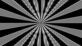 a spinning hypnotic abstract spiral loop. this version has overlayed video distortion and glitch effects