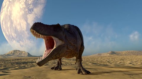 t rex nervous 3d animation