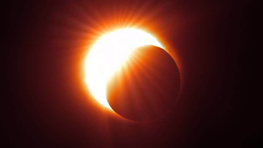 Solar eclipse timelapse. Royalty-Free Stock Footage #1007490808