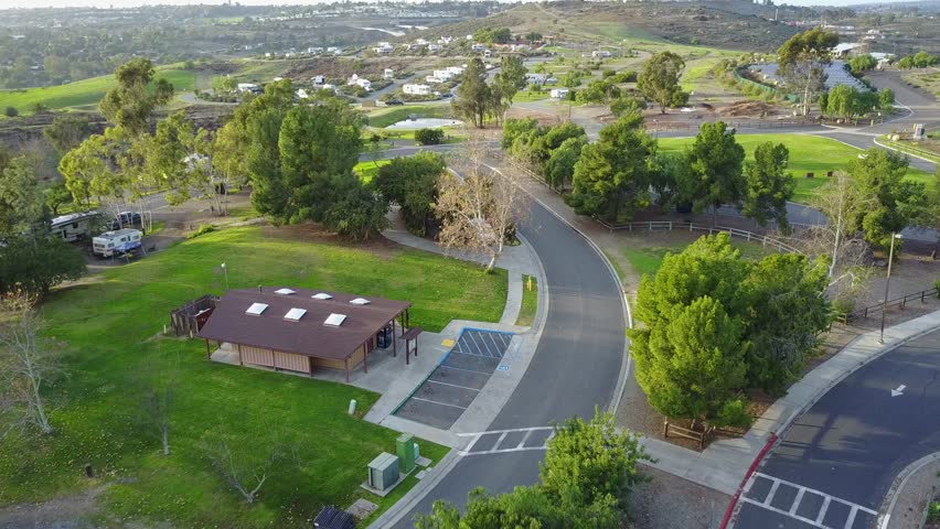 San Diego, CA - Sweetwater Summit Regional Park - Drone Video. Aerial Video of Sweetwater Summit Regional Park. Destination for outdoor recreation, including camping,fishing,hiking & horseback riding.