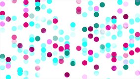 Colorful abstract circles motion graphic design. Video seamless looping animation Ultra HD 4K 3840x2160