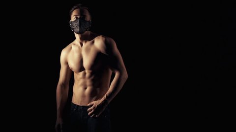 Naked Sexy Man Strong Body Bare Stock Photo (Edit Now) 1864695553