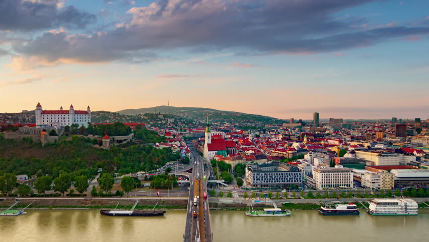 Night Cityscape in Bratislava image - Free stock photo - Public Domain ...