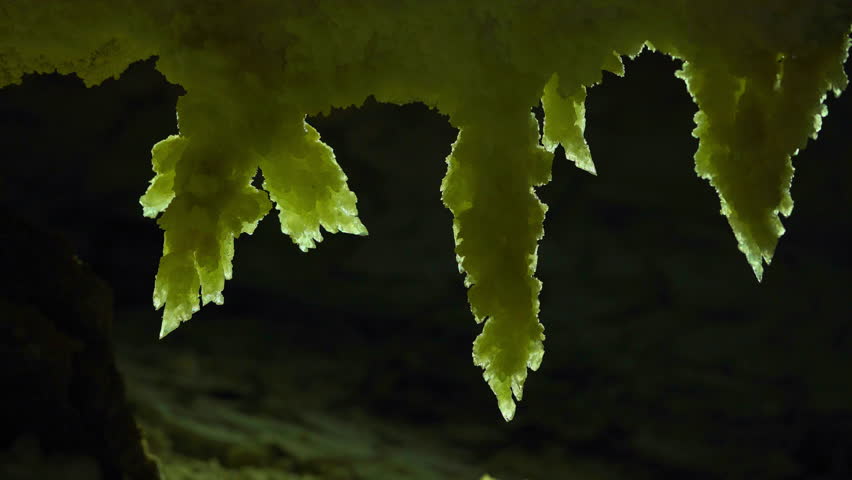 stalactite formation, Hungary