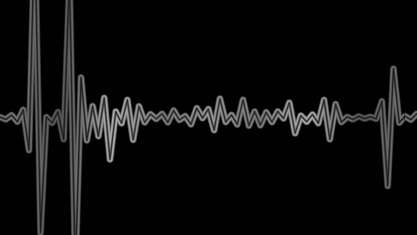 Equalizer Audio Spectrum Balck And White Dynamic Waves Background