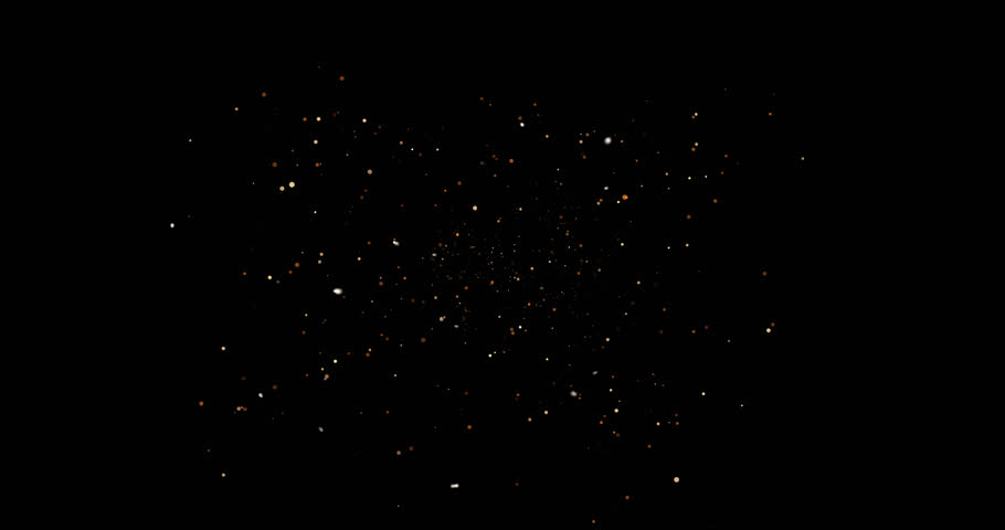 Flying dust particles on a black background | Shutterstock HD Video #1007680537