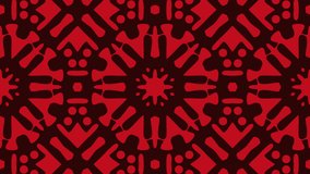 Red kaleidoscope sequence patterns , 4k Abstract multicolored motion graphics background for music videos, VJ, DJ, stage, LED screens, show, events, christmas videos, festivals, night clubs. 
