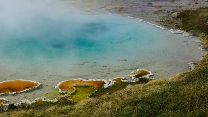 Grand Prismatic Spring Area, Yellowstone National Park, Unesco World Heritage, Wyoming, Usa, North America, America