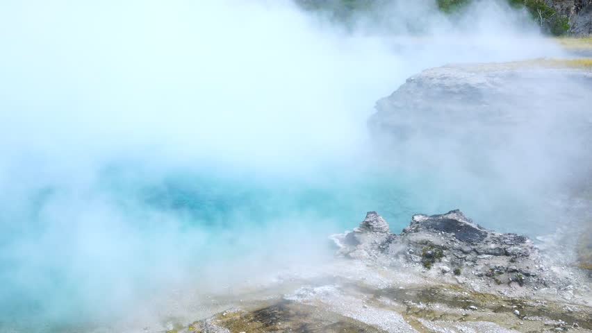 Grand Prismatic Spring Area, Yellowstone National Park, Unesco World Heritage, Wyoming, Usa, North America, America