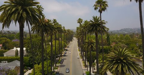 Aerial Shot of Beverly Hills, California