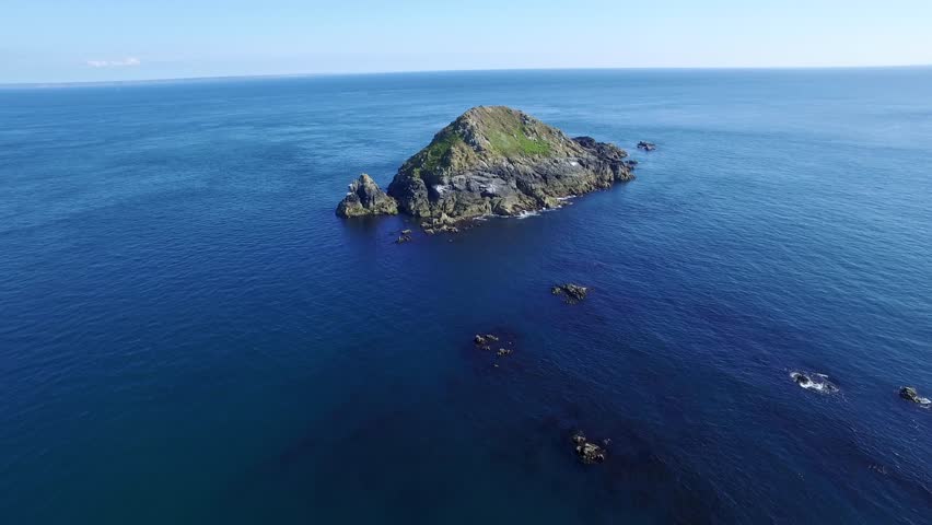 
Fly above Sark the crown jewel of the Channel Islands, United Kingdom ( aerial footage )