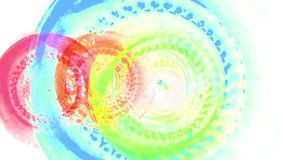 moving rotating abstract painting rainbow seamless loop backgrond animation new quality artistic joyful colorful dynamic universal cool nice video footage