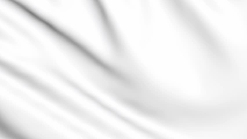 White fabric background in the wind. Animated movement of the canvas. The waves movements.  Royalty-Free Stock Footage #1007787964
