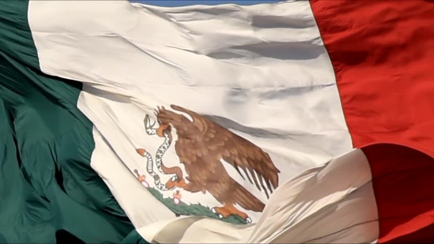 Mexico Full Curve Windless Swooper Advertising Flag Mexican Flag of Mexico