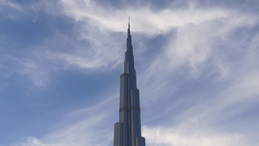 The tallest building in the world, Burj Khalifa in Dubai, United Arab ...