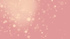 Loop-able abstract glowing gold bokeh sparkling on pink old rose background. For wedding, romantic events or cosmetic/beauty products - Powered by Shutterstock - Get 15% off with code: PIKWIZARD15