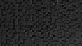 Digitally generated video of black blocks moving in up and down pattern