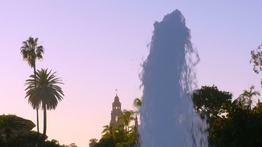 Balboa Park San Diego Fountain Background