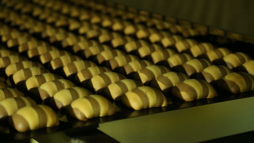 Confectionery factory produces glazed cookies | Shutterstock HD Video #1007822950