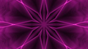 Colorful fractal background. Kaleidoscope of color in endless motion. Ultraviolet abstract patterns for meditation, yoga, show, mandala, fractal animation. Seamless loop.
