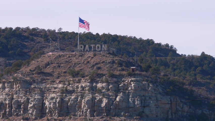 This is a shot of the Raton NM sign. Shot on a GH5