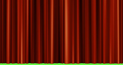 3d Animation Red Theater Curtain Spotlight Stock Footage Video (100% ...