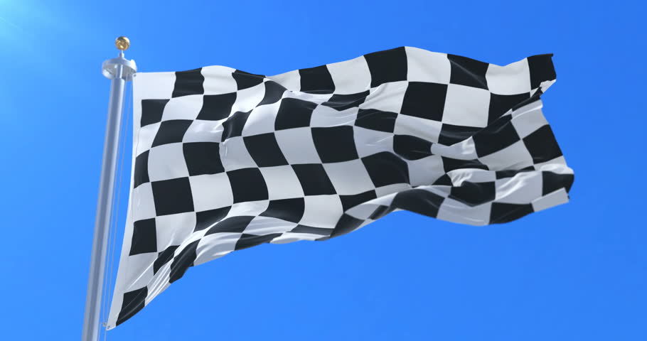 download f1 black and white flag