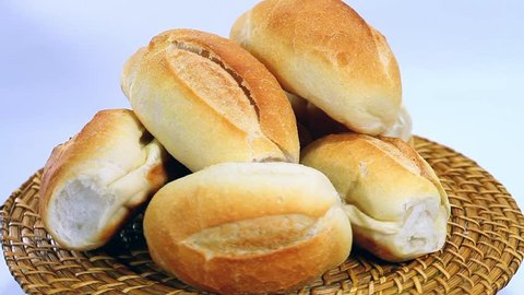 Basket of "French bread", traditional Brazilian bread
