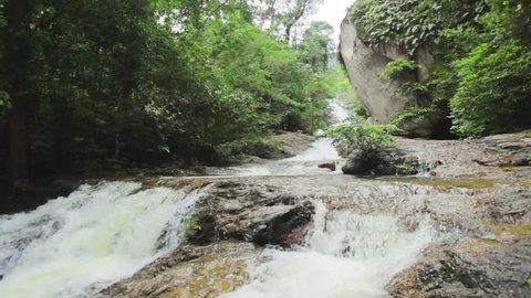 Waterfall in Gunung Ledang Malaysia 