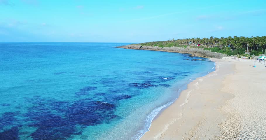 beauty aerial shot baisha scenery for your travel concept