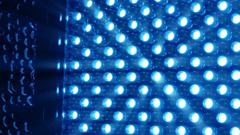 LED bright rotating panel in blue
