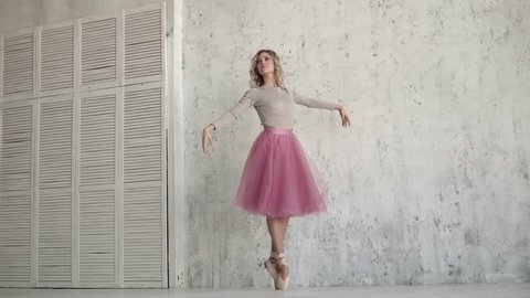 Ballerine pointe Chaussures Tutu Rose Danse carte vierge PAILLETTES DANSEUSE 