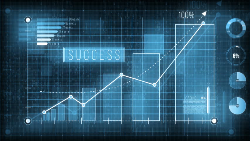 Digital Graph Arrow Goes Up Stock Footage Video 100 Royalty Free 1008077347 Shutterstock