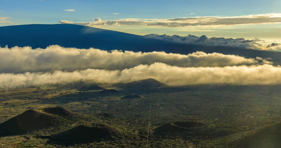 Sunset at Mauna Kea, Big Island, Hawaii, USA