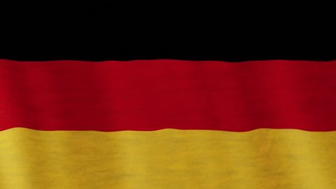 Germany flag with fabric texture. Flag of Germany.