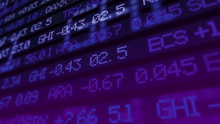 Stock market ticker digital data. Not real name of companies | Shutterstock HD Video #1008175165