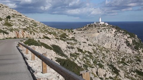 Lighthouse and Open Road, Formentor, Majorca, Spain