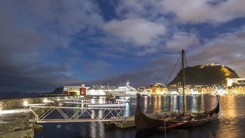 Alesund Harbour, Norway