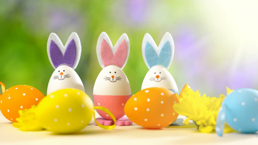 Happy Easter Eggs, Chocolate, Bunny