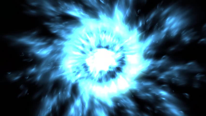 Blue Sphere Aura Energy - 2k Stock Footage Video (100% Royalty-free 