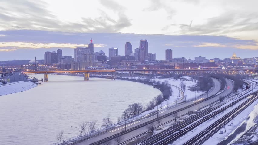 River Through the City in St. Paul, Minnesota image - Free stock photo ...