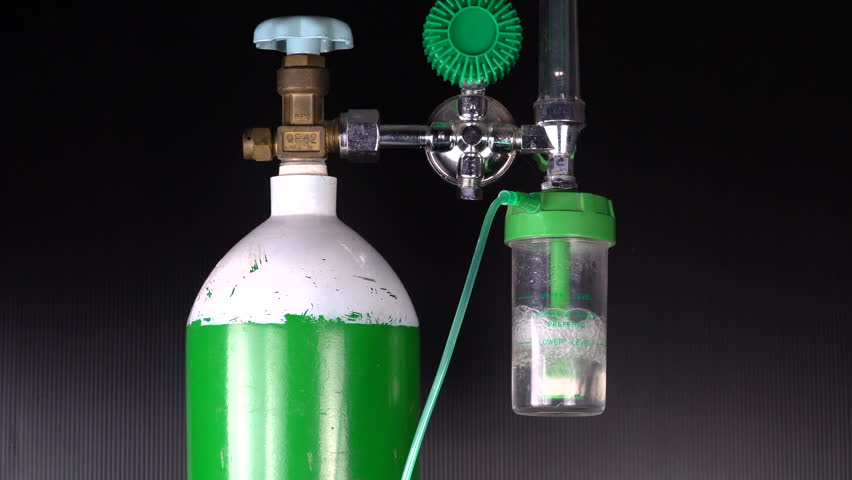 medical oxygen tank