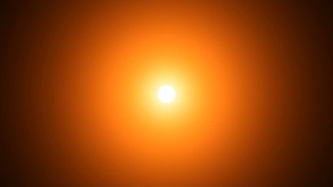 Sun Flare Flicker Bright Light Shiny Lens Poor Signal Transition Scene Change Animation Idea Concept.  Abstract Motion Graphic Sunrise Background For Screensaver, Information, Presentation.