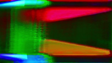Analog Abstract Video Shapes & Signal Noise FeedBack Manipulation
