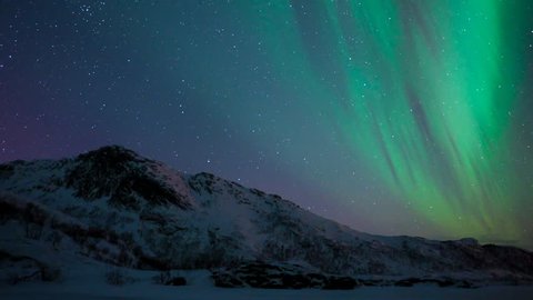 Northern Lights Polar Light Or Stock Footage Video 100 Royalty Free Shutterstock