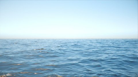 Sea On Blue Sky Background Stock Photo 520793512 | Shutterstock