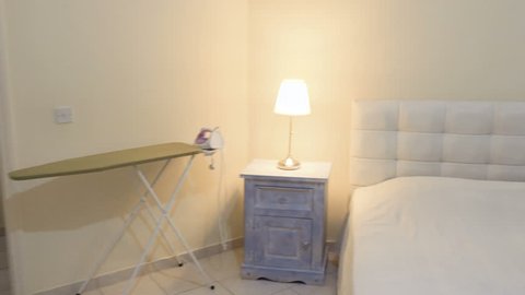 Stylish white bedroom